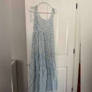 Full Length tiered floral dress